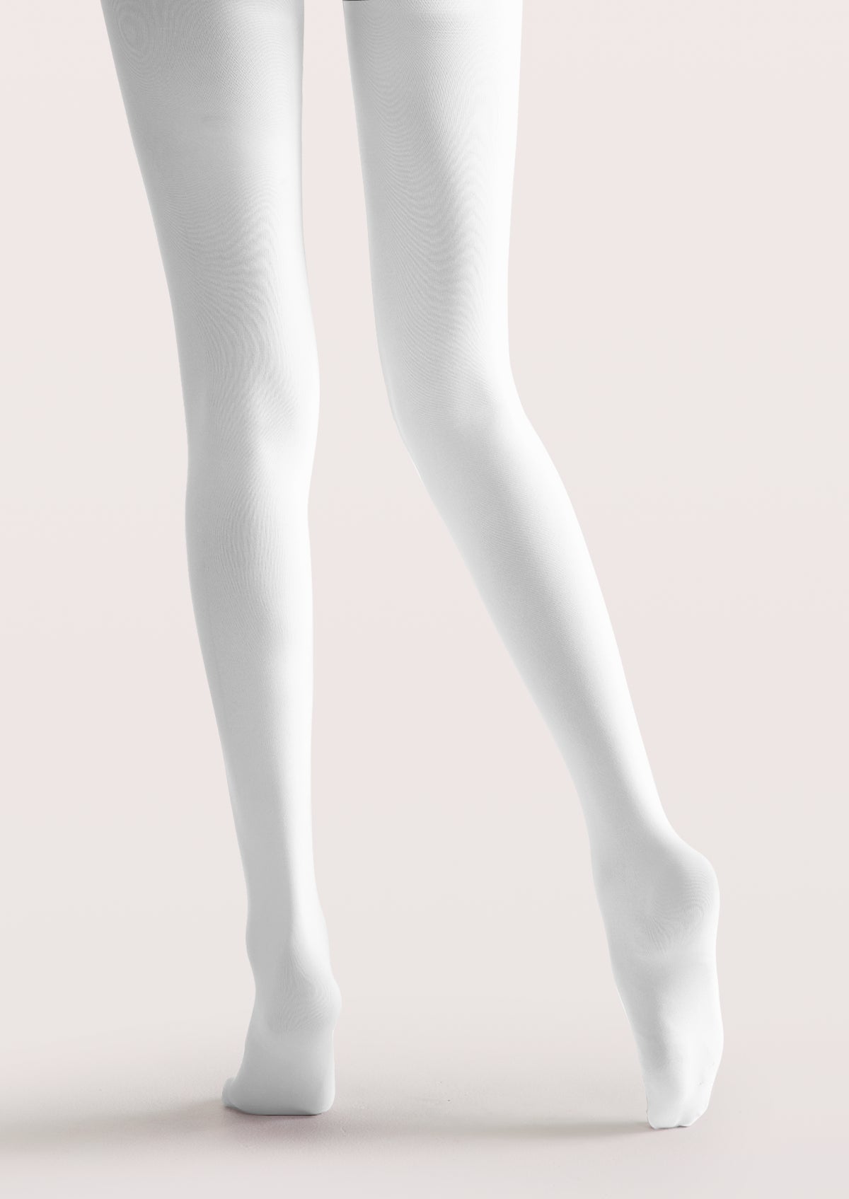 White Emoticon Tights