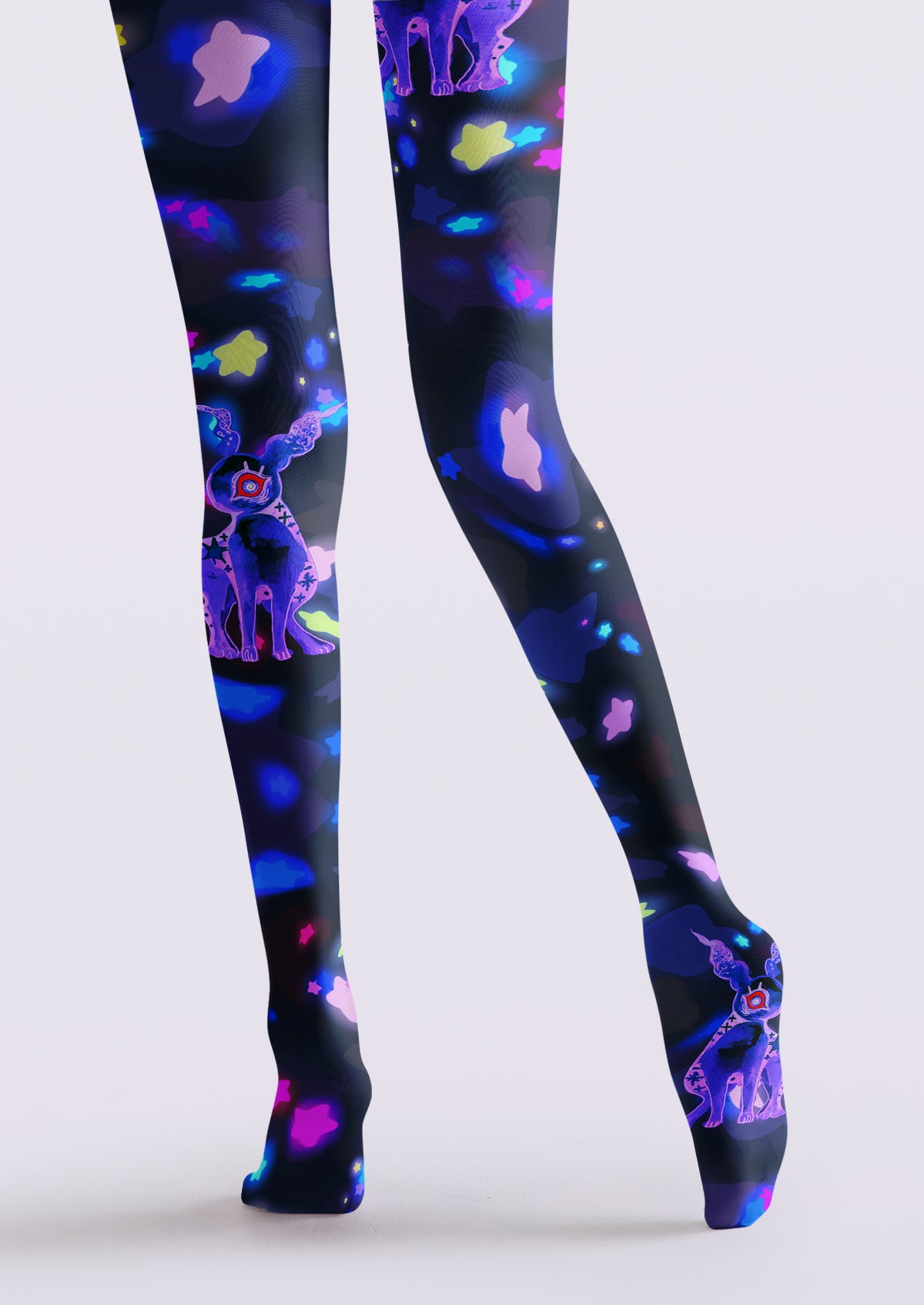 Black Cyclops and Star Tights