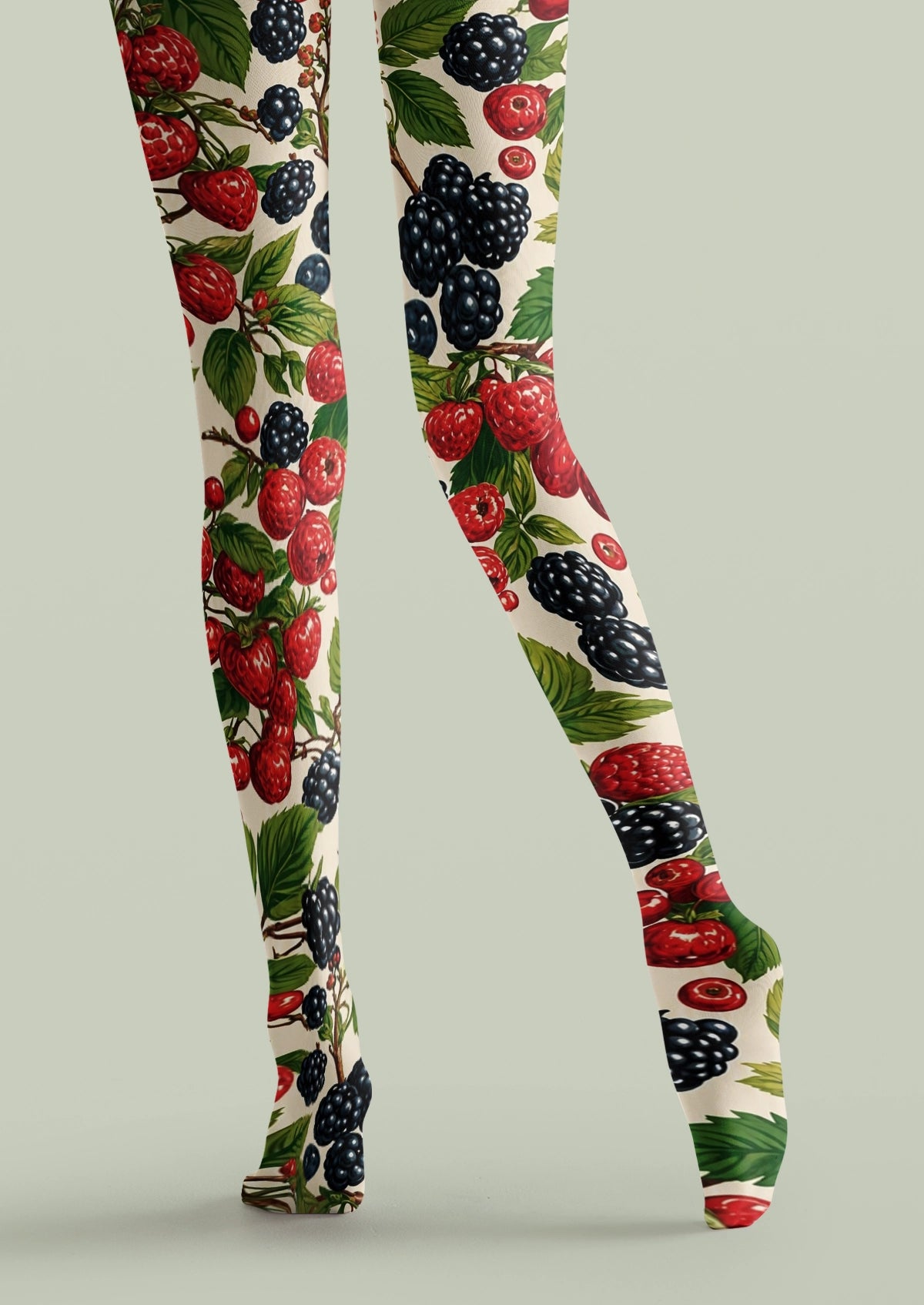 White Berry Garden Tights
