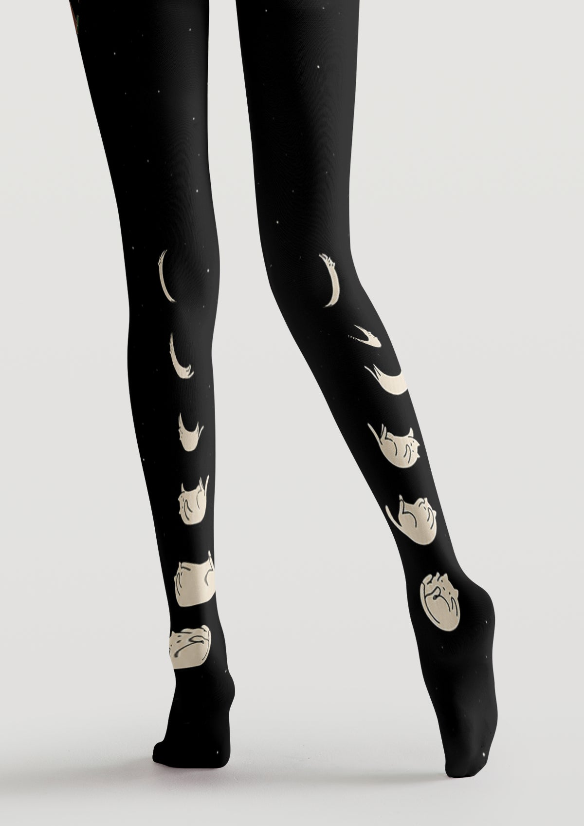 Black Moon Phase Tights