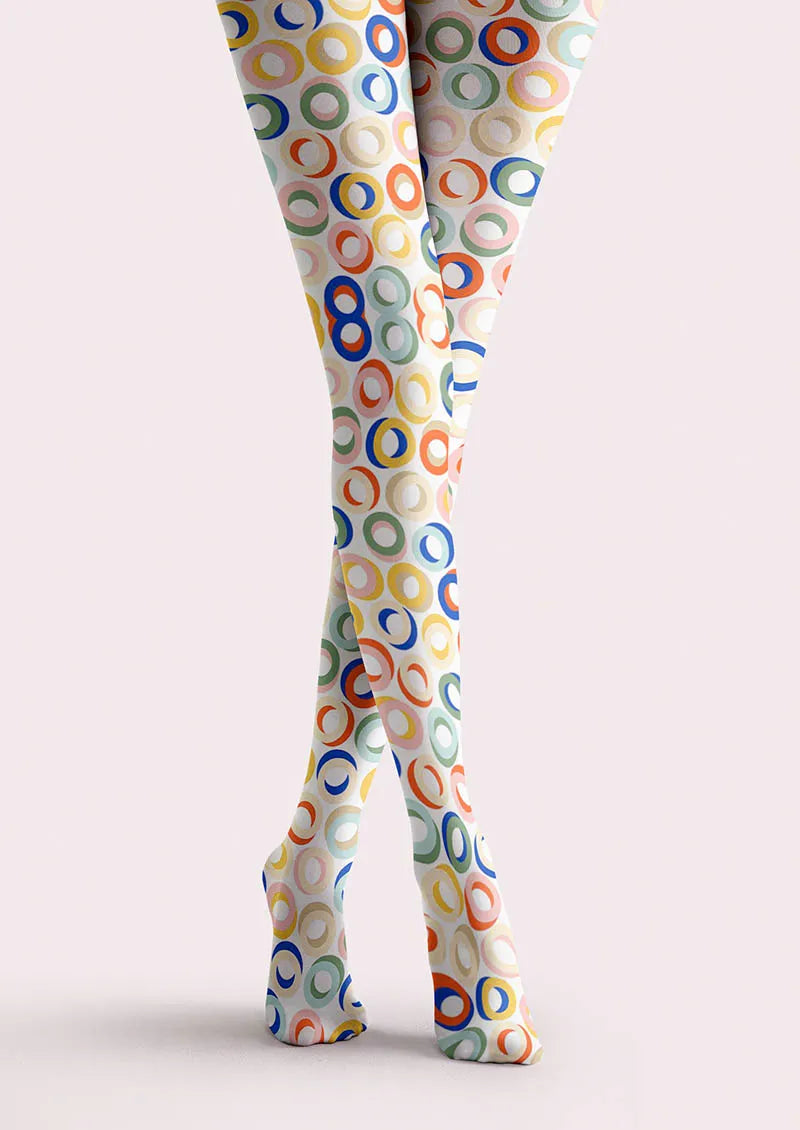 Color Dots Tights Hosiery Pantyhose