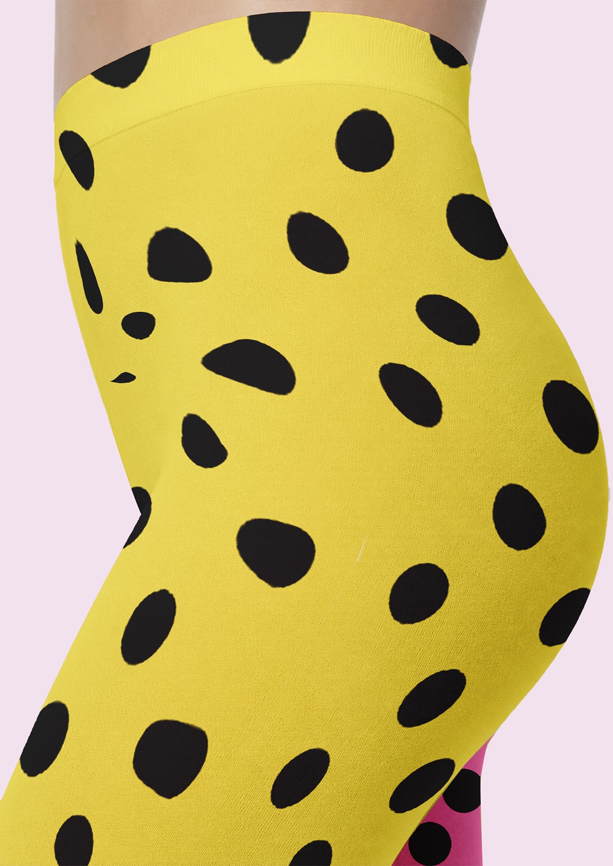 Candy Polka Dot Footless Tights Hosiery Leggings