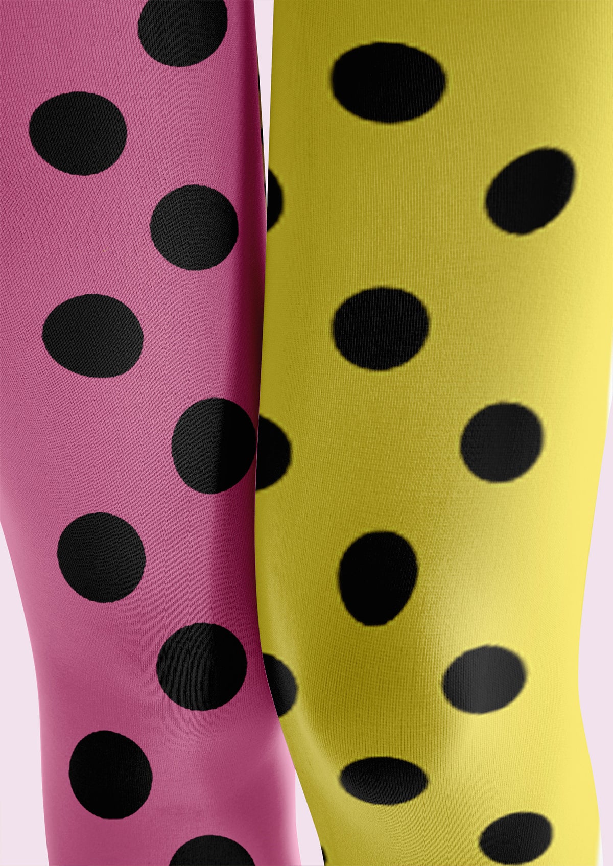 Candy Polka Dot Footless Tights Hosiery Leggings