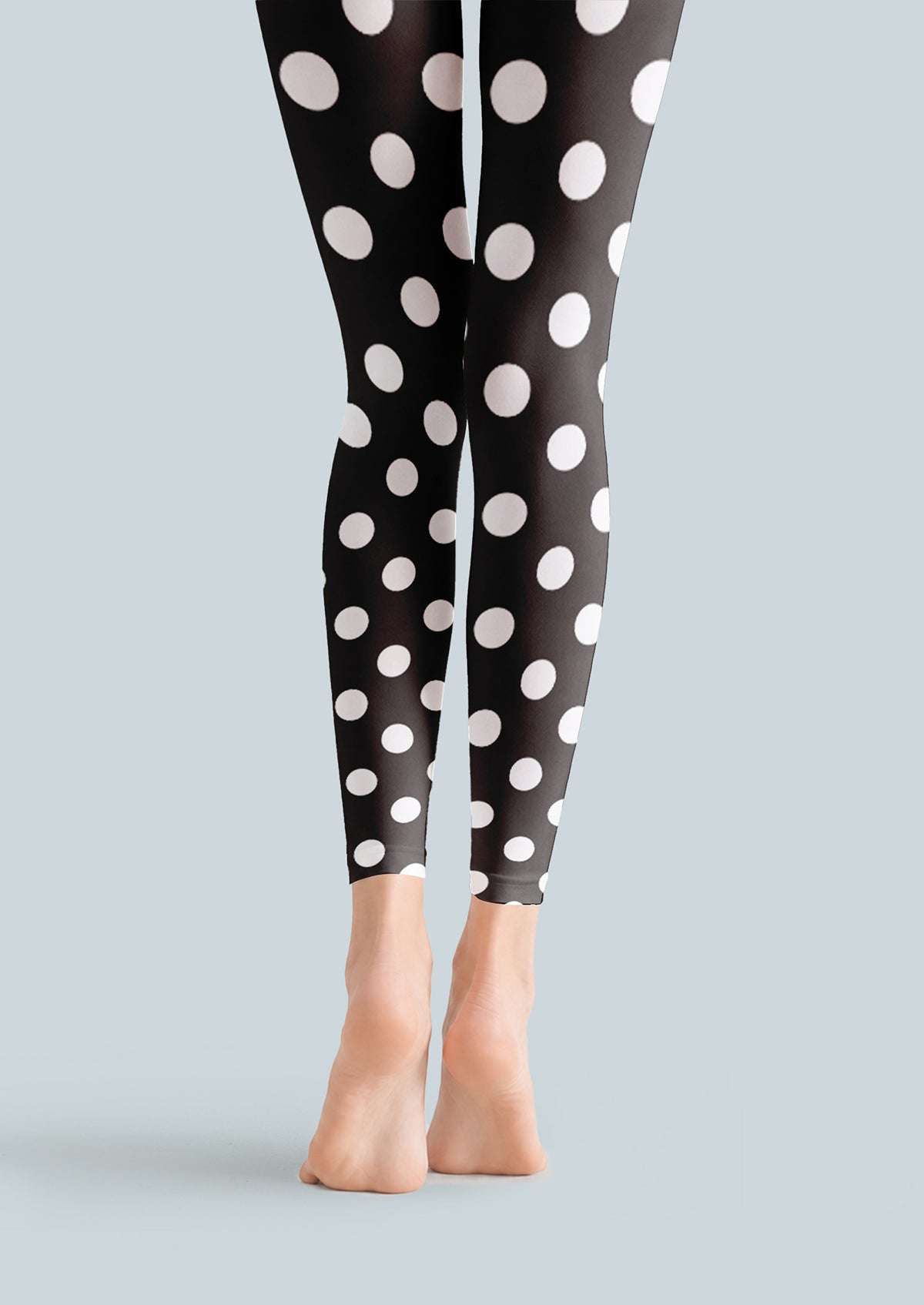 Classic Polka Dot Footless Tights Hosiery Leggings