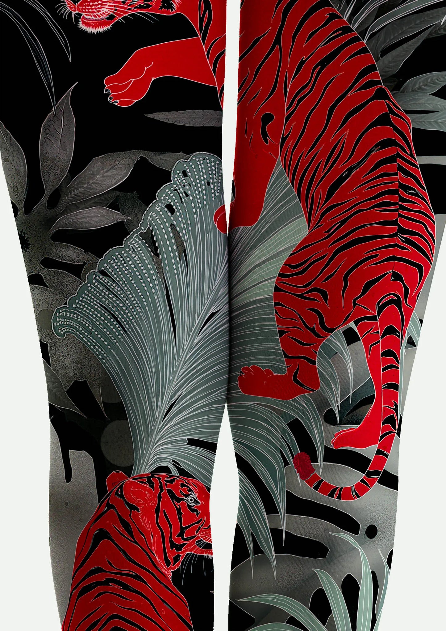 Art Print Tights Personality Pantyhose/Tights [Tiger Grove]