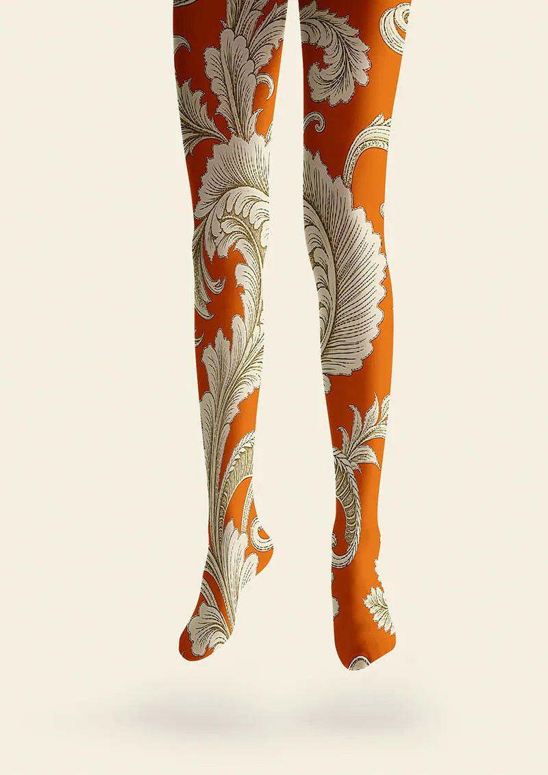 Baroque Flame Tights Hosiery Pantyhose