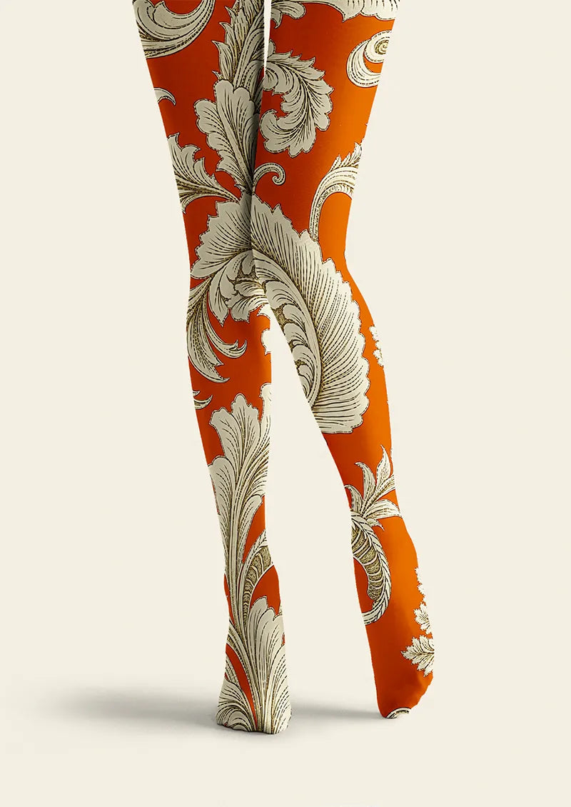 Baroque Flame Tights Hosiery Pantyhose