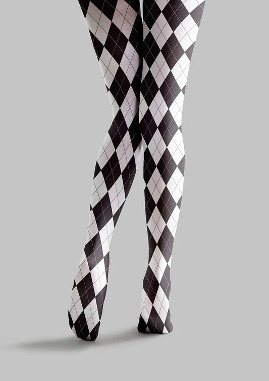 BW Argyle Tights Hosiery Pantyhose