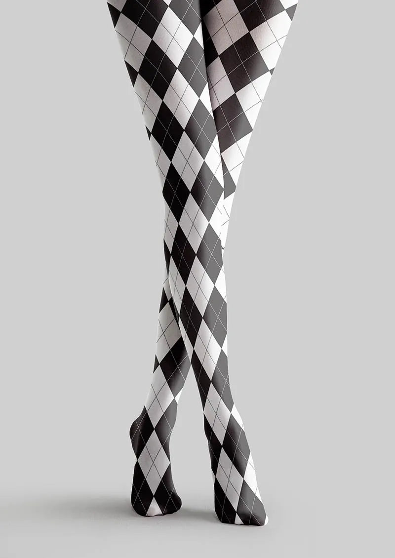 BW Argyle Tights Hosiery Pantyhose