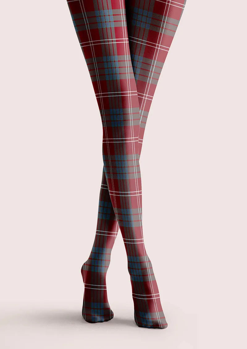 Twilight Plaid Tights Hosiery Pantyhose