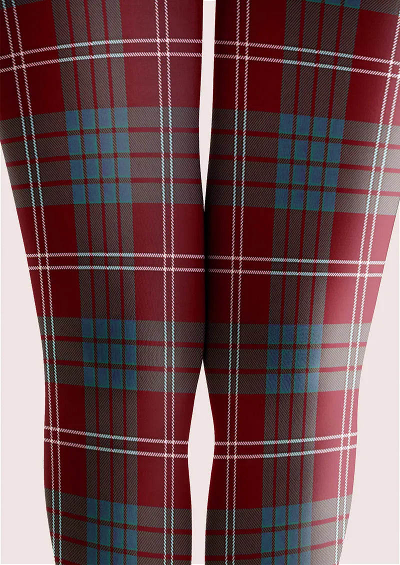 Twilight Plaid Tights Hosiery Pantyhose
