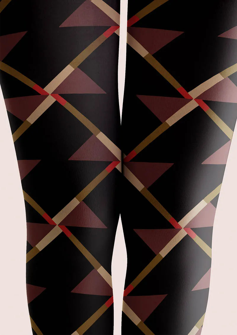 Ribbon Plaid Tights Hosiery Pantyhose