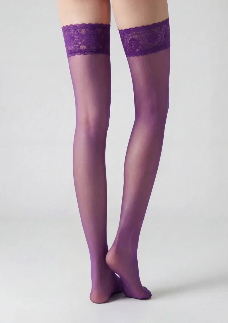 Vintage Lace Sexy Over-the-Knee Stockings Hosiery