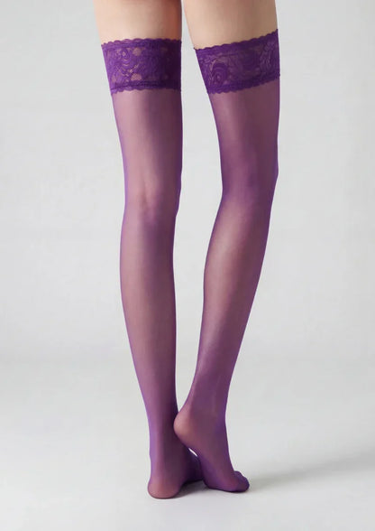 Vintage Lace Sexy Over-the-Knee Stockings Hosiery
