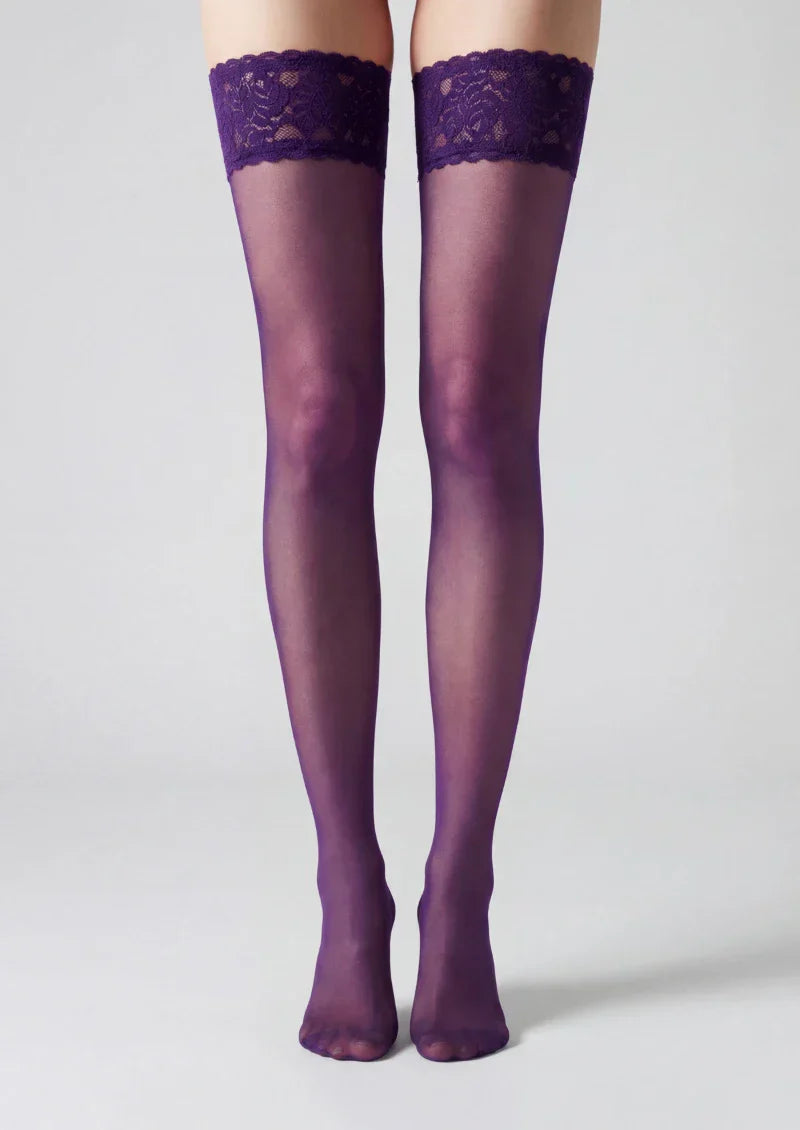 Vintage Lace Sexy Over-the-Knee Stockings Hosiery