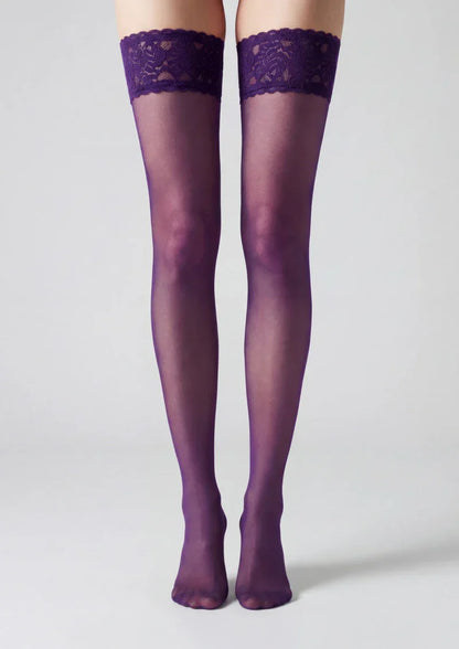 Vintage Lace Sexy Over-the-Knee Stockings Hosiery