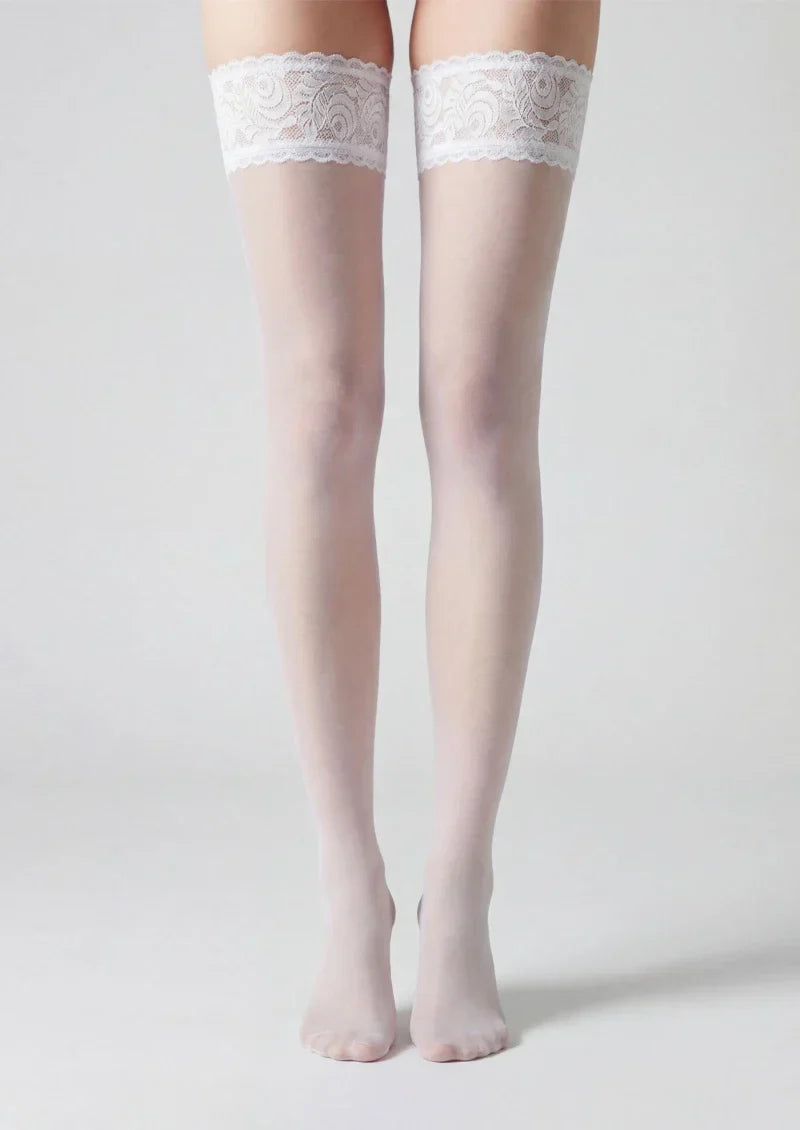Vintage Lace Sexy Over-the-Knee Stockings Hosiery
