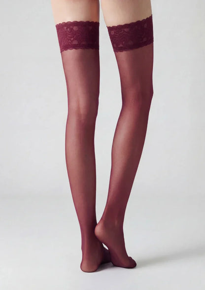 Vintage Lace Sexy Over-the-Knee Stockings Hosiery