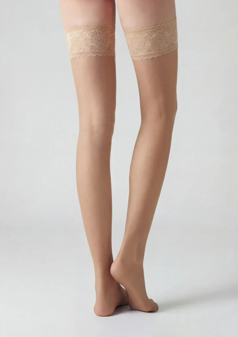 Vintage Lace Sexy Over-the-Knee Stockings Hosiery