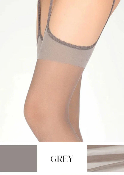 Four-Way Open-Crotch Lace Cut-Out Suspender Pantyhose Tights Hosiery