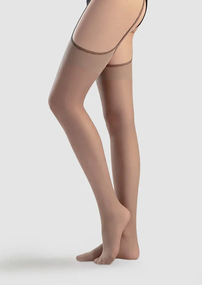Four-Way Open-Crotch Lace Cut-Out Suspender Pantyhose Tights Hosiery