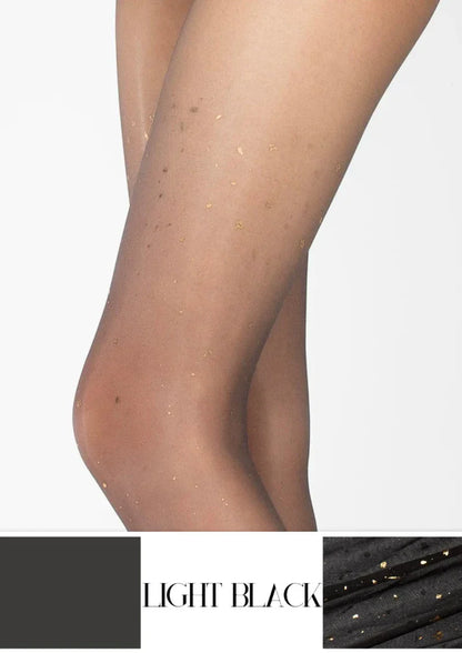 Golden Osmanthus Seamless Velvet 3D Sheer Silky Pantyhose Tights Hosiery