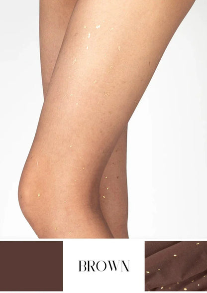 Golden Osmanthus Seamless Velvet 3D Sheer Silky Pantyhose Tights Hosiery