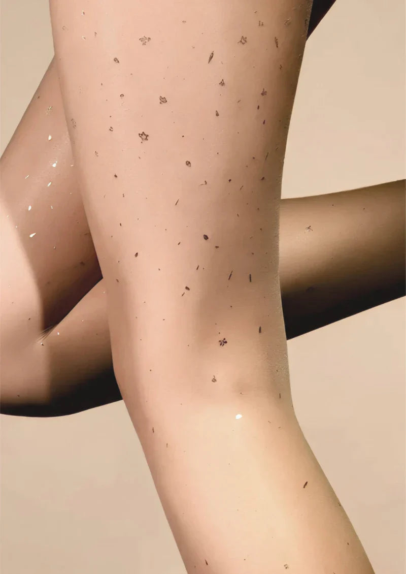 Golden Osmanthus Seamless Velvet 3D Sheer Silky Pantyhose Tights Hosiery