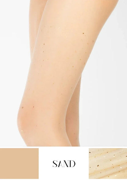 Golden Osmanthus Seamless Velvet 3D Sheer Silky Pantyhose Tights Hosiery