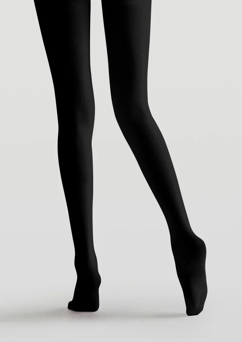 Black Gold Tattoo Graphic Tights Hosiery Pantyhose