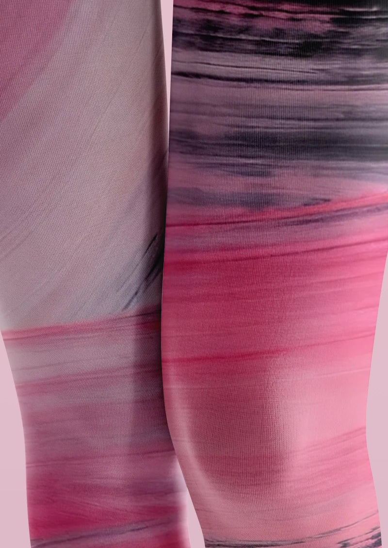 Pink Purple Gradient Tights Hosiery Pantyhose