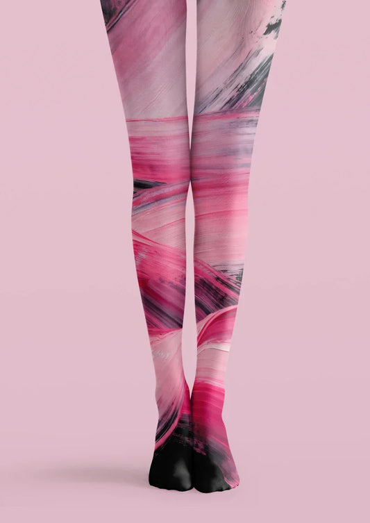 Pink Purple Gradient Tights Hosiery Pantyhose