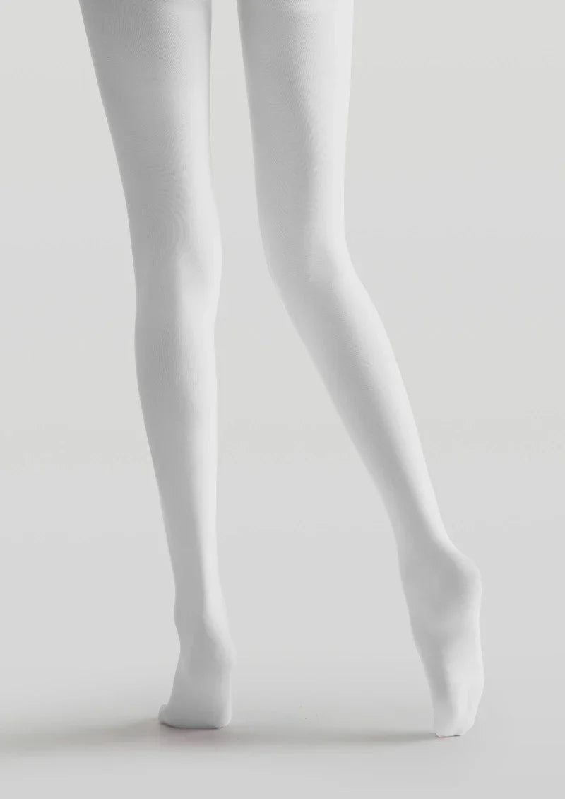 White Black Tattoo Graphic Tights Hosiery Pantyhose