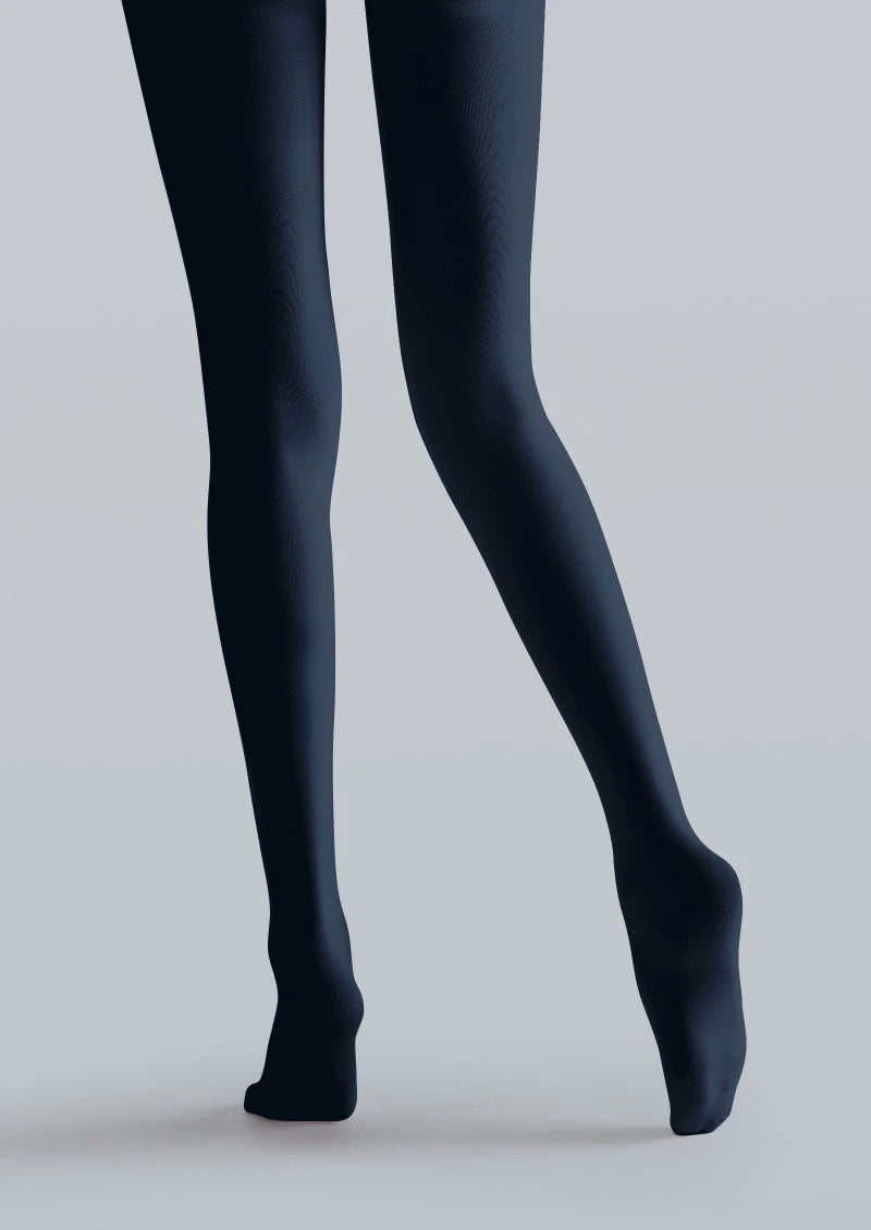 Black White Duck Graphic Tights Hosiery Pantyhose