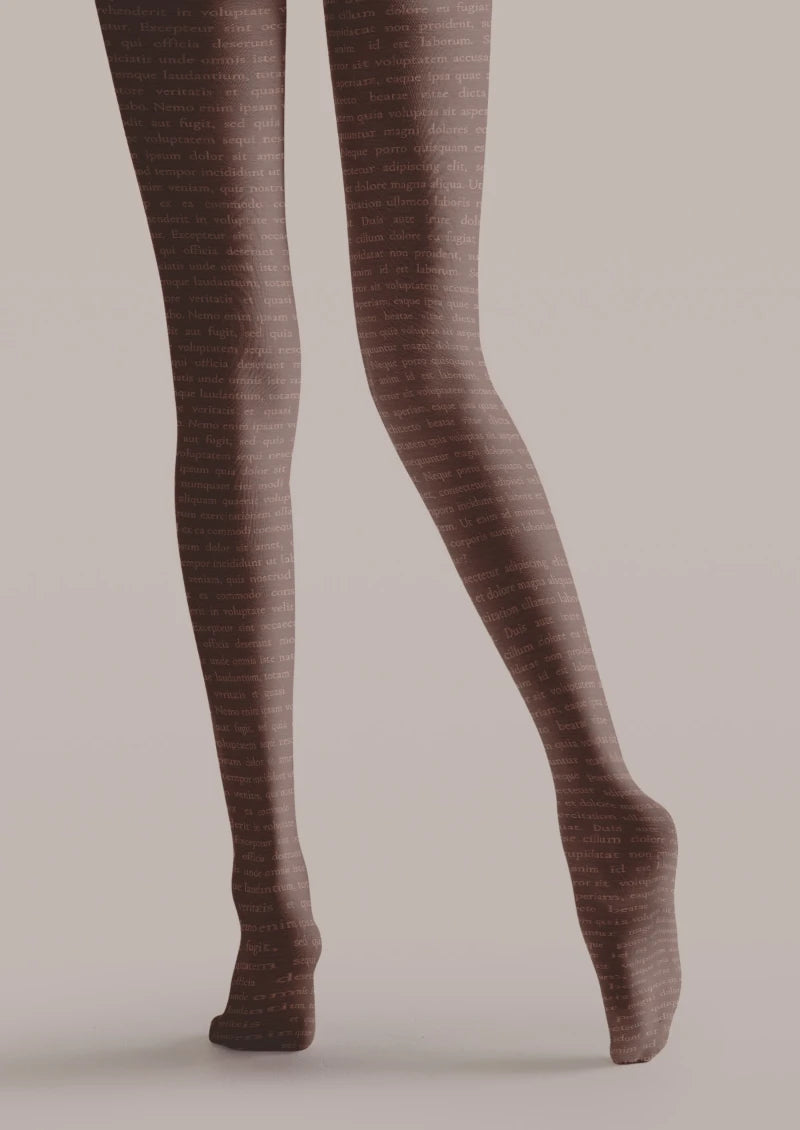 Colorblock Graphic Printed Tights Hosiery Pantyhose