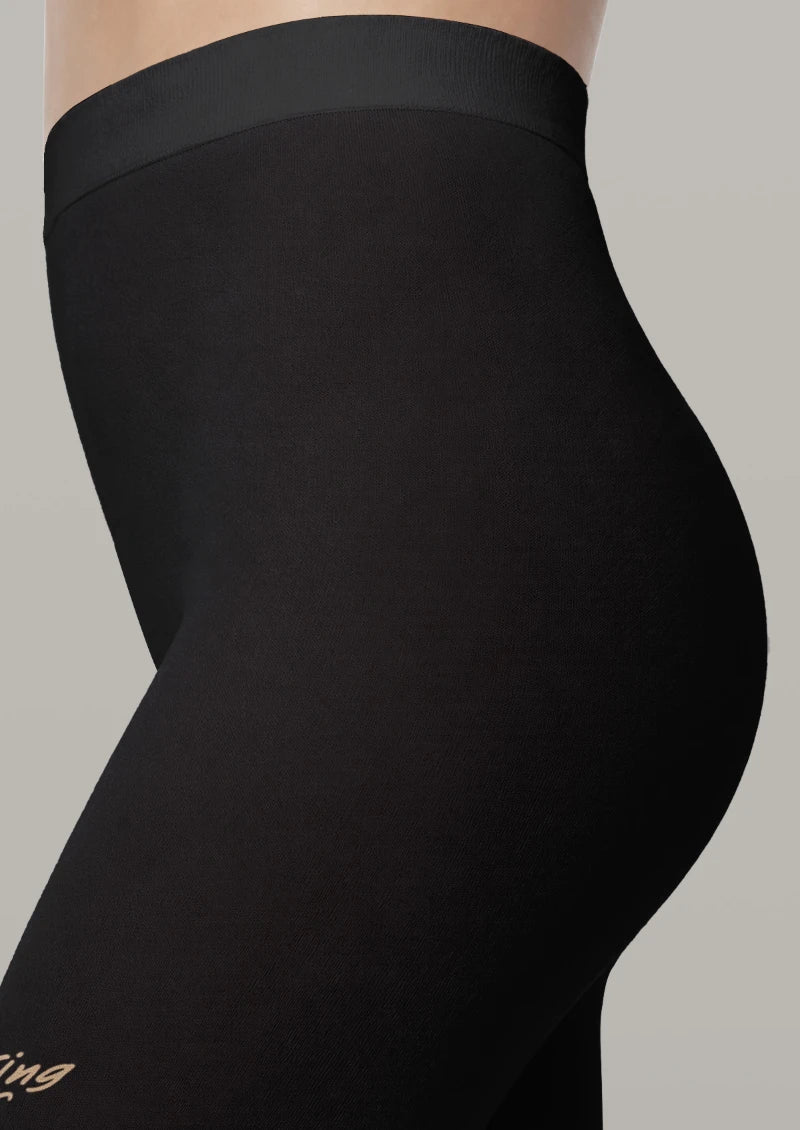 Patchwork Slogan Printed Tights Hosiery Pantyhose