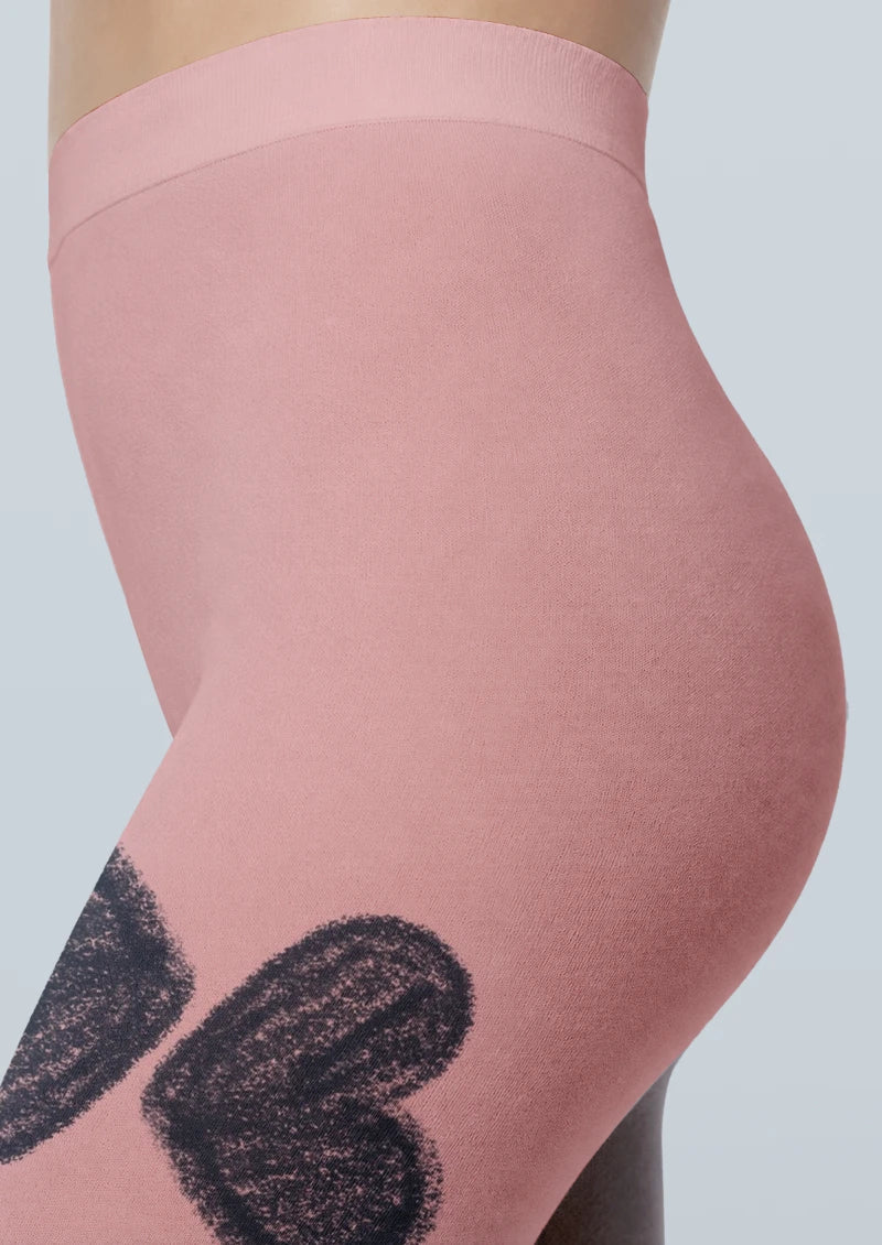 Mesh Graphic Printed Tights Hosiery Pantyhose