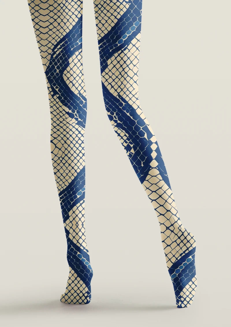Floral Graphic Printed Tights Hosiery Pantyhose