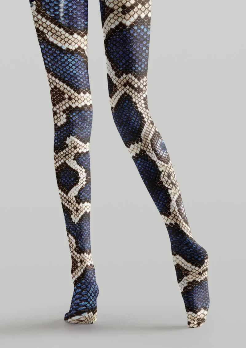Snake Animal Printed Tights Hosiery Pantyhose