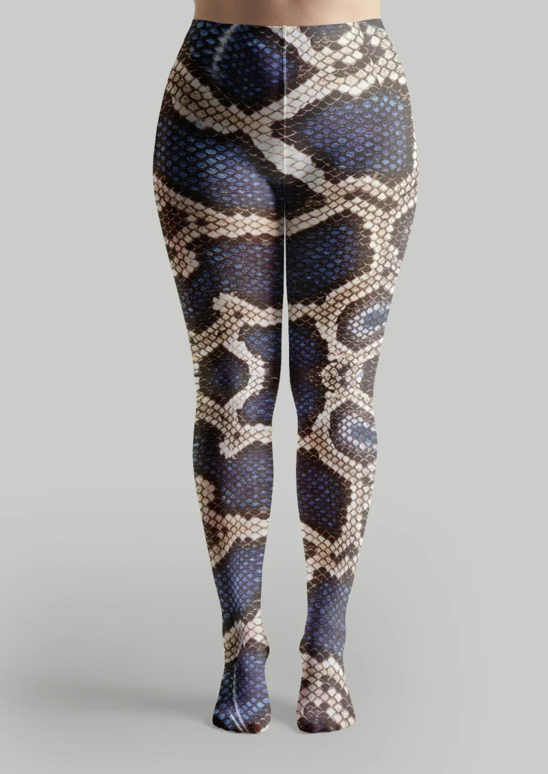 Snake Animal Printed Tights Hosiery Pantyhose