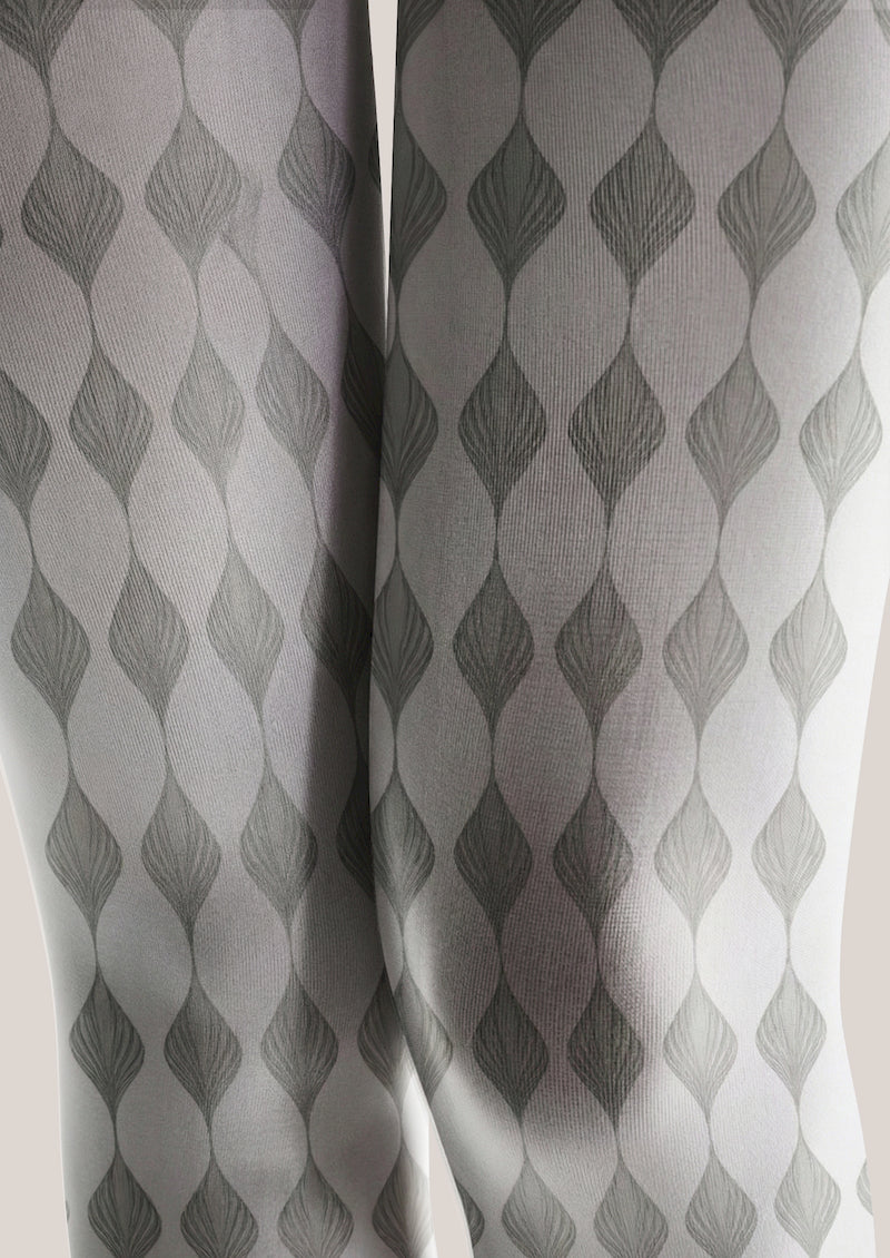 Argyle Texture Printed Tights Hosiery Pantyhose