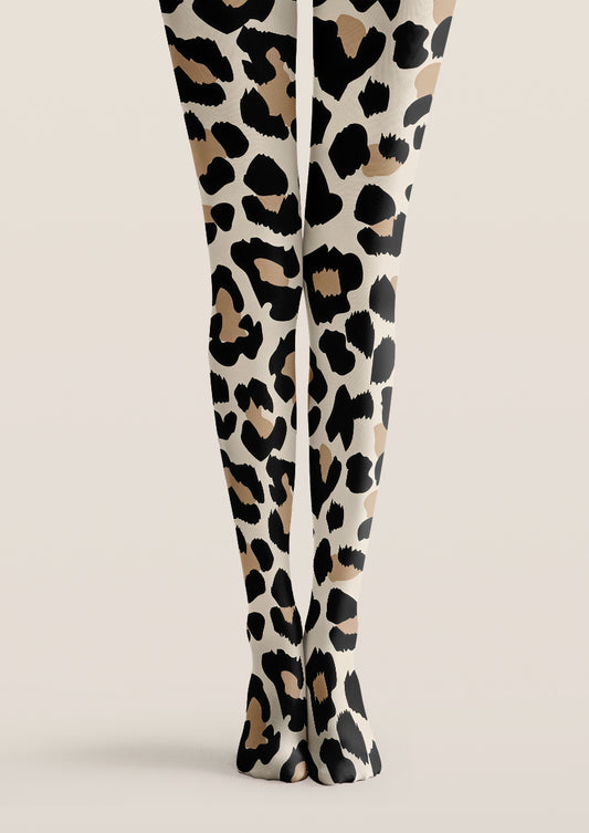 Classic Leopard Printed Tights Hosiery Pantyhose
