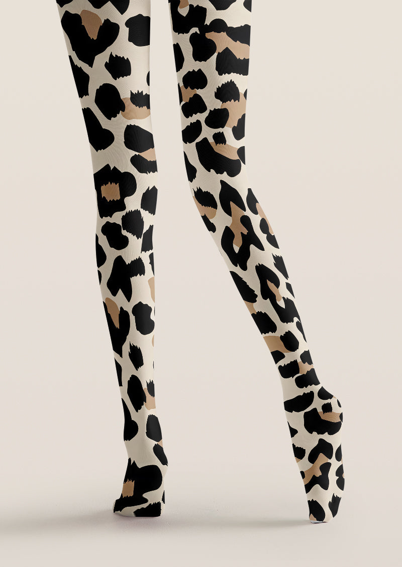Classic Leopard Printed Tights Hosiery Pantyhose