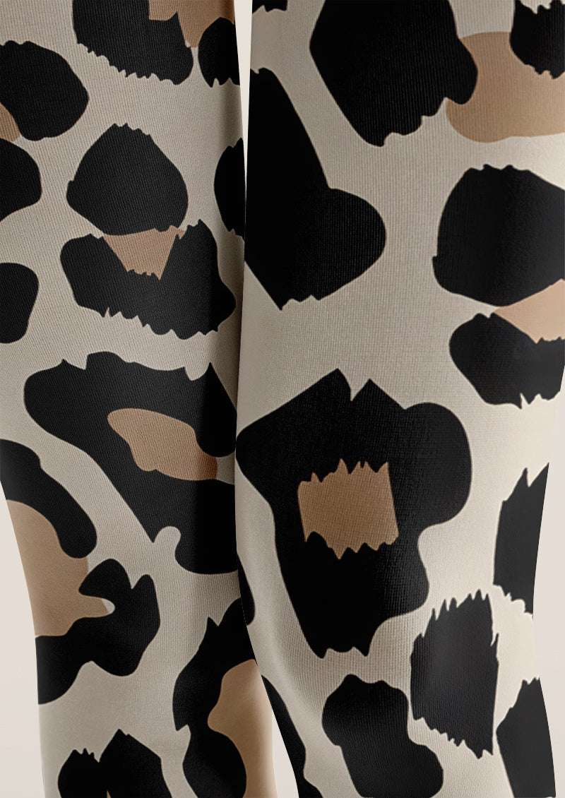 Classic Leopard Printed Tights Hosiery Pantyhose