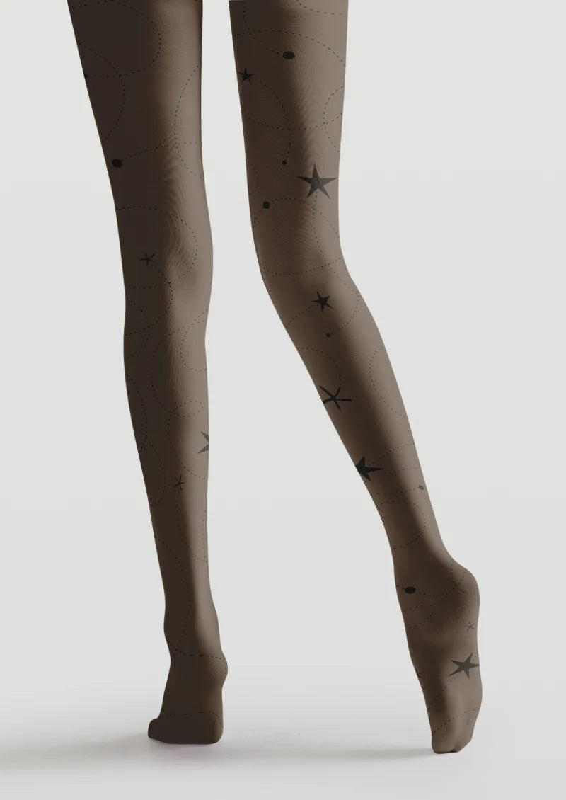 Brown Sheep Heart Tights