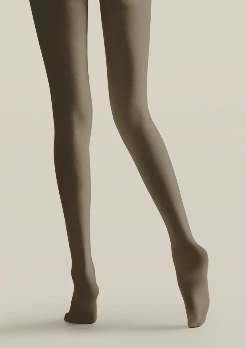 Gray Bible Angel Script Tights