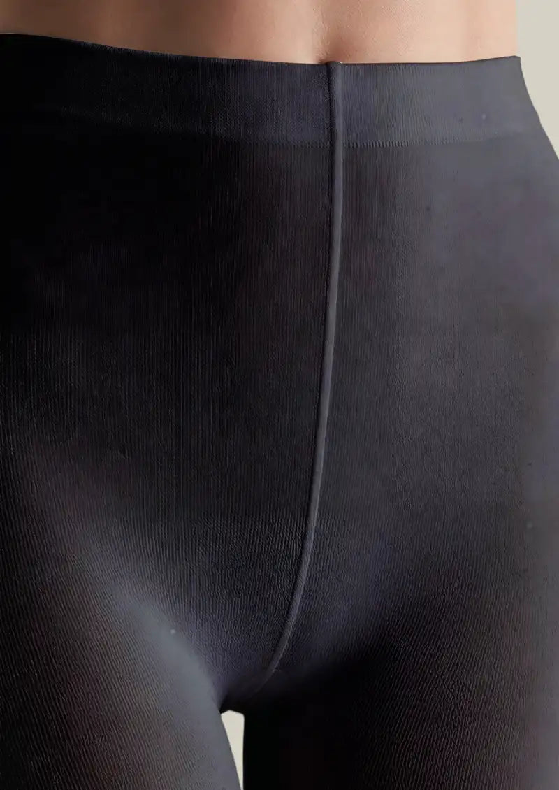 Black Floral Tights