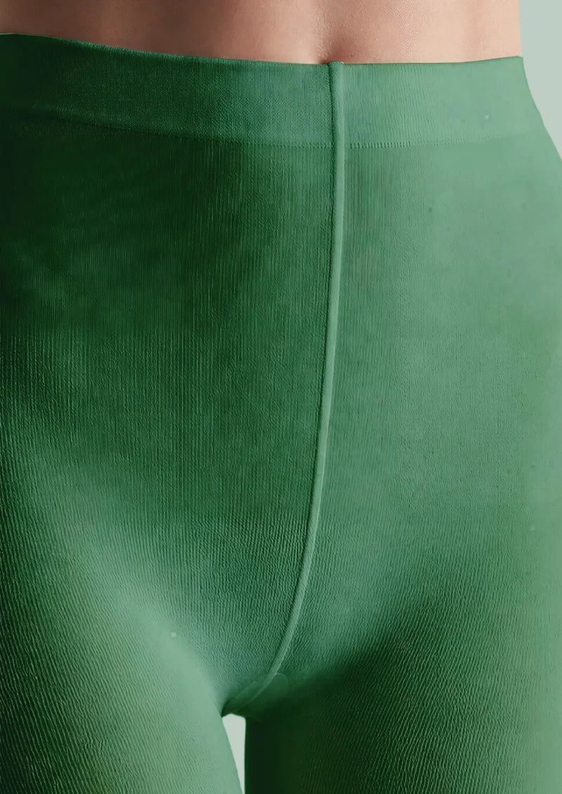 Green Snowman and Candy Cane Tights
