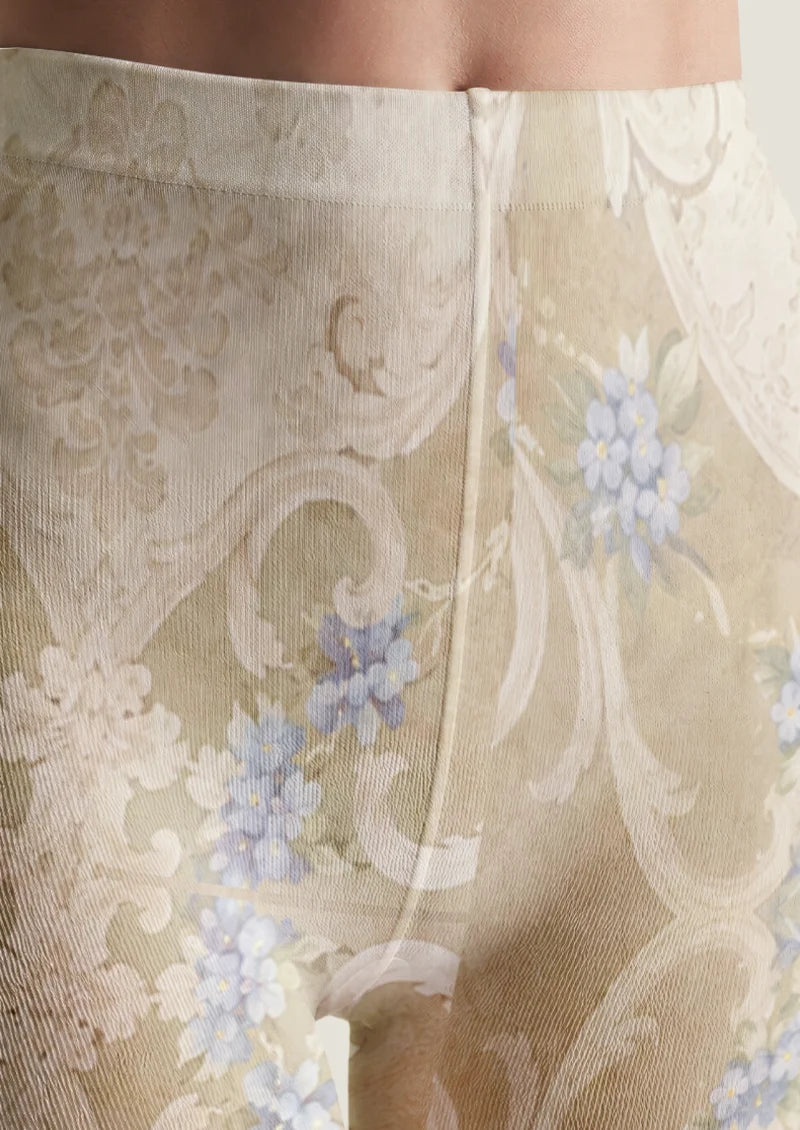 Ivory Cherub and Cross Tights