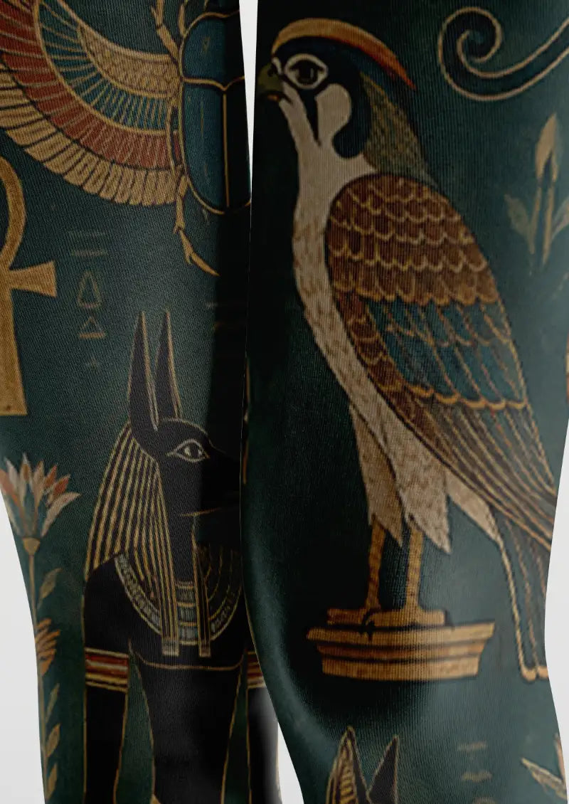 Egyptian Anubis Graphic Tights Hosiery Pantyhose